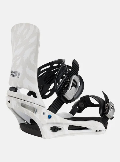Load image into Gallery viewer, Burton Men&#39;s Cartel Re:Flex Snowboard Bindings Gray/White 10539011022

