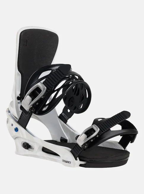 Burton Men's Cartel Re:Flex Snowboard Bindings Gray/White 10539011022