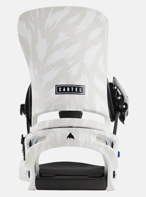 Load image into Gallery viewer, Burton Men&#39;s Cartel Re:Flex Snowboard Bindings Gray/White 10539011022
