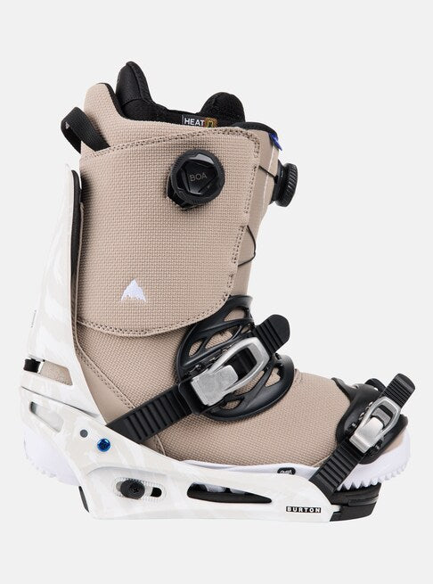 Load image into Gallery viewer, Burton Men&#39;s Cartel Re:Flex Snowboard Bindings Gray/White 10539011022
