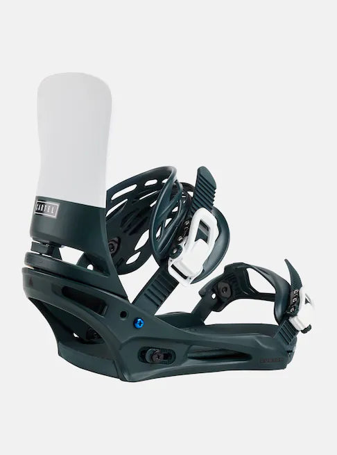 Load image into Gallery viewer, Burton Men&#39;s Cartel Re:Flex Snowboard Bindings Deep Emerald/White 10539011303
