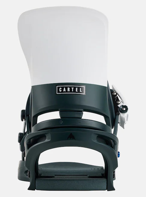 Load image into Gallery viewer, Burton Men&#39;s Cartel Re:Flex Snowboard Bindings Deep Emerald/White 10539011303
