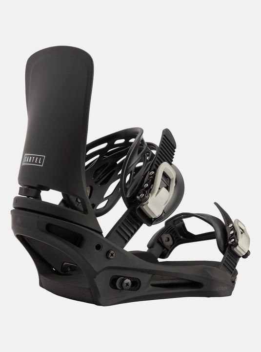 Burton Men's Cartel Re:Flex Snowboard Bindings Black 10539107001