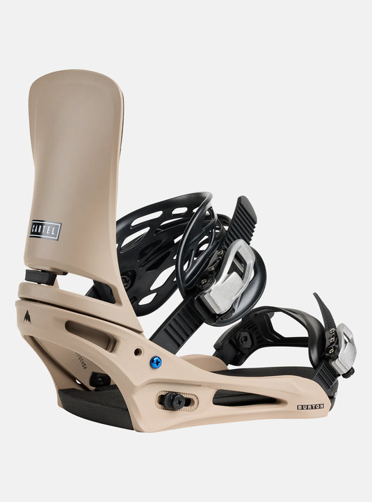 Burton Men's Cartel Re:Flex Snowboard Bindings Summit Taupe 1053917AH2RG00