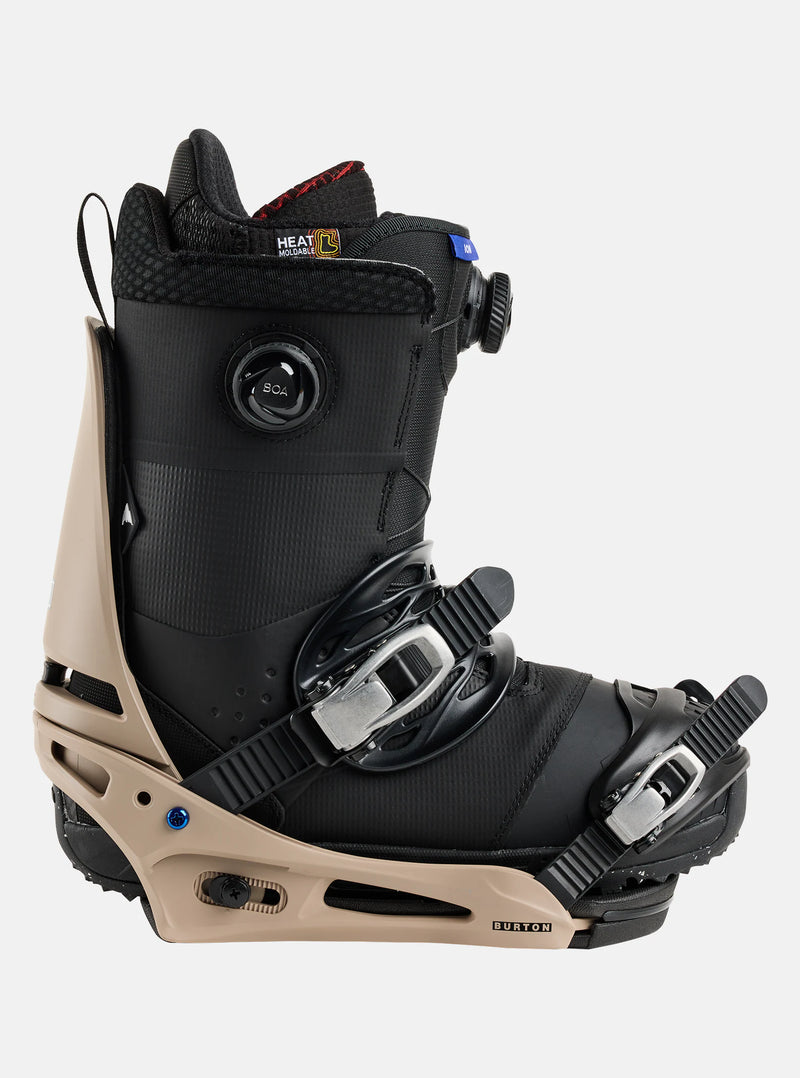 Load image into Gallery viewer, Burton Men&#39;s Cartel Re:Flex Snowboard Bindings Summit Taupe 1053917AH2RG00
