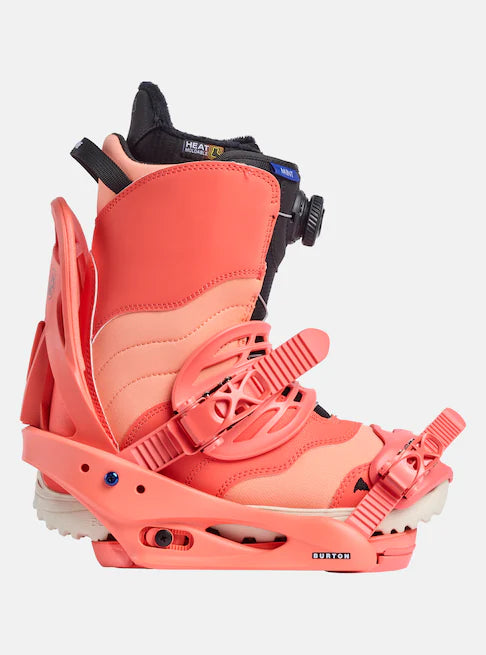 Burton Women's Citizen Re:Flex Snowboard Bindings Peach Echo 15119007650
