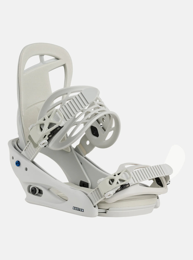 Load image into Gallery viewer, Burton Women&#39;s Citizen Re:Flex Snowboard Bindings Gray Cloud 105401827ORG00
