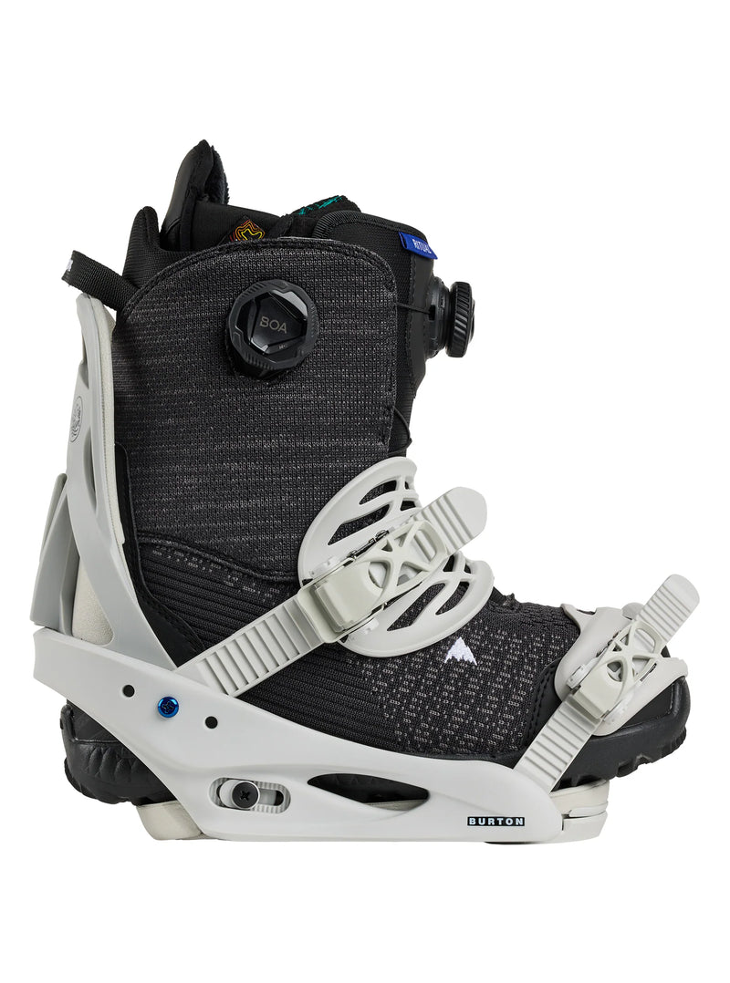 Load image into Gallery viewer, Burton Women&#39;s Citizen Re:Flex Snowboard Bindings Gray Cloud 105401827ORG00
