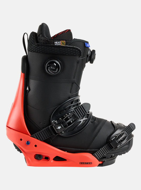 Burton Men's Freestyle Re:Flex Snowboard Bindings Fiesta Red 105441BH66RG00