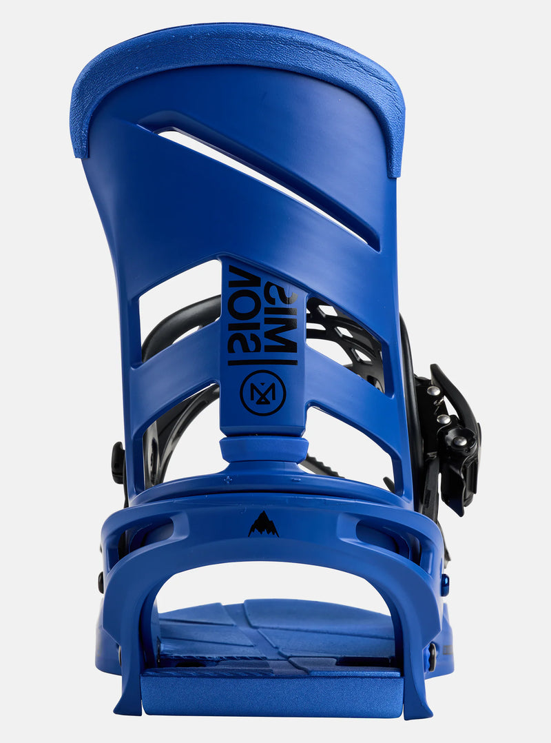 Load image into Gallery viewer, Burton Men&#39;s Mission Re:Flex Snowboard Bindings Jake Blue 105461729ORG00
