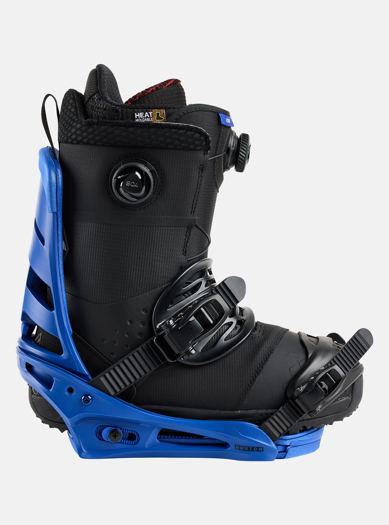 Load image into Gallery viewer, Burton Men&#39;s Mission Re:Flex Snowboard Bindings Jake Blue 105461729ORG00
