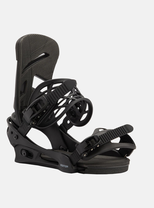 Burton Men's Mission Re:Flex Snowboard Bindings Black 10546107001