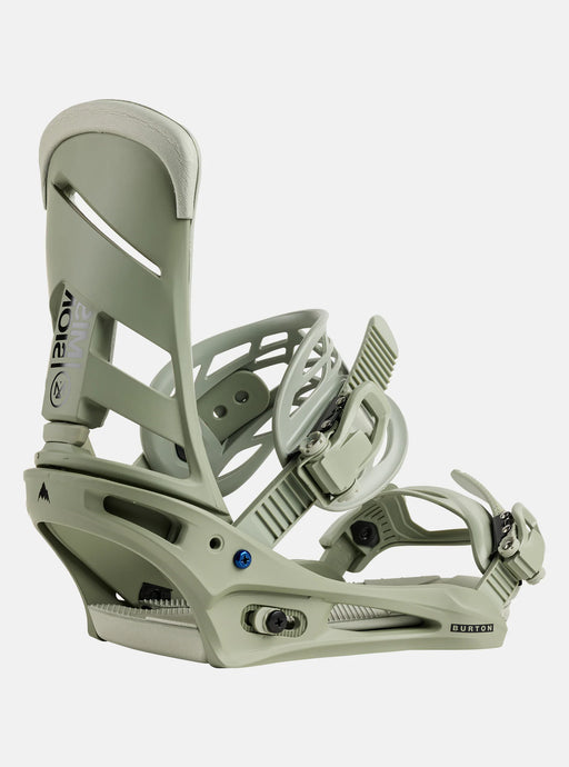 Burton Men's Mission Re:Flex Snowboard Bindings Talc Green 10544617EYWRG00
