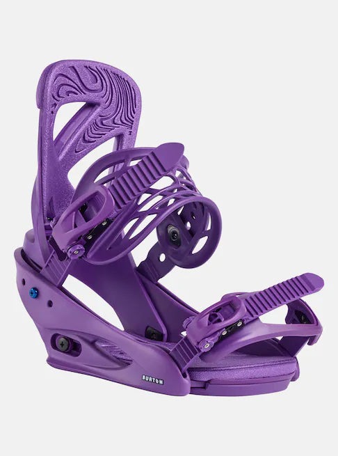 Burton Women's Scribe Re:Flex Snowboard Bindings Imperial Purple 10552011501