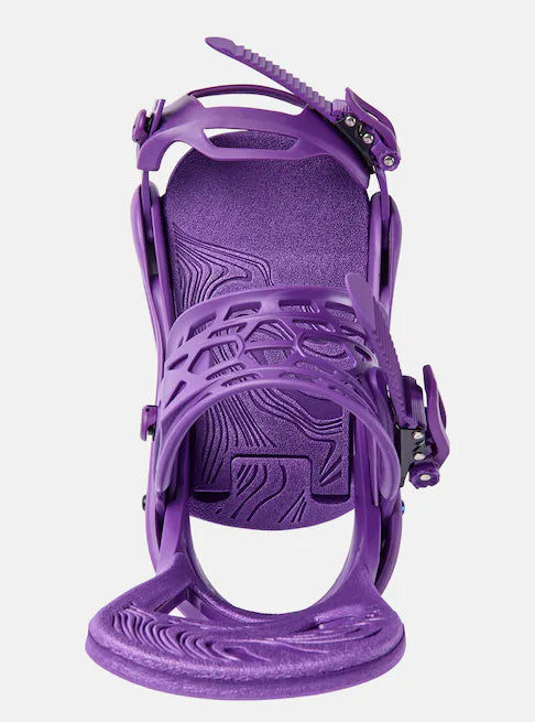 Load image into Gallery viewer, Burton Women&#39;s Scribe Re:Flex Snowboard Bindings Imperial Purple 10552011501
