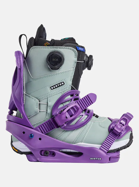 Burton Women's Scribe Re:Flex Snowboard Bindings Imperial Purple 10552011501