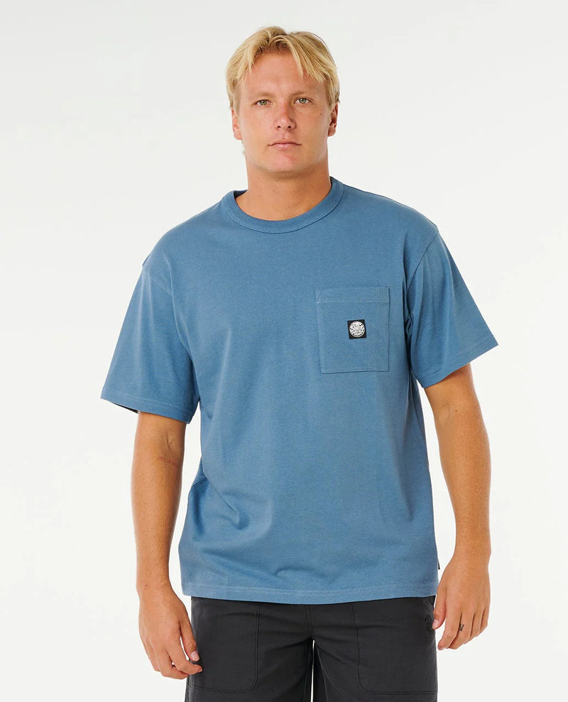 Load image into Gallery viewer, Rip Curl Men's Premium Surf Wettie T-Shirt Bluefin 105MTE_2361
