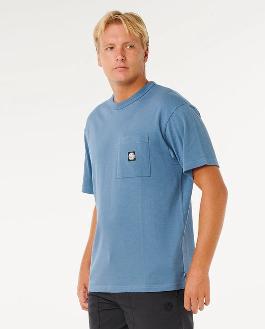 Rip Curl Men's Premium Surf Wettie T-Shirt Bluefin 105MTE_2361