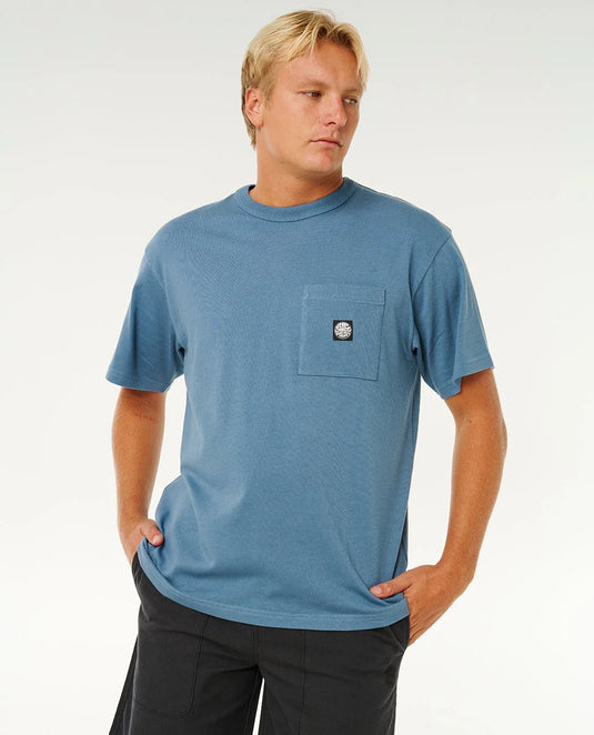 Rip Curl Men's Premium Surf Wettie T-Shirt Bluefin 105MTE_2361