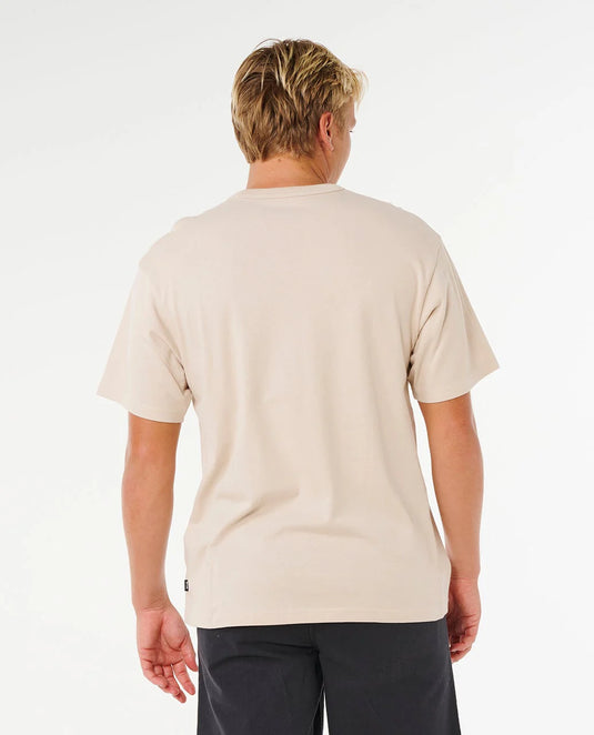 Rip Curl Men's Premium Surf Wettie T-Shirt Vintage White 105MTE_8861