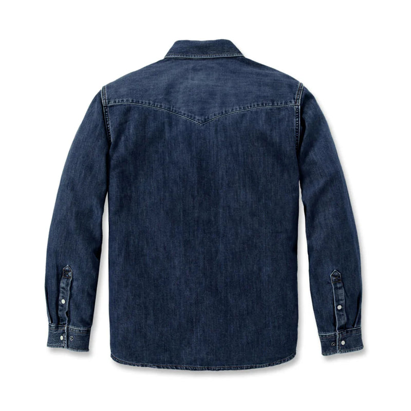 Load image into Gallery viewer, Carhartt Mens&#39; Montana Relaxed Fit Denim Long-Sleeve Shirt Wyatt 106429-HK3
