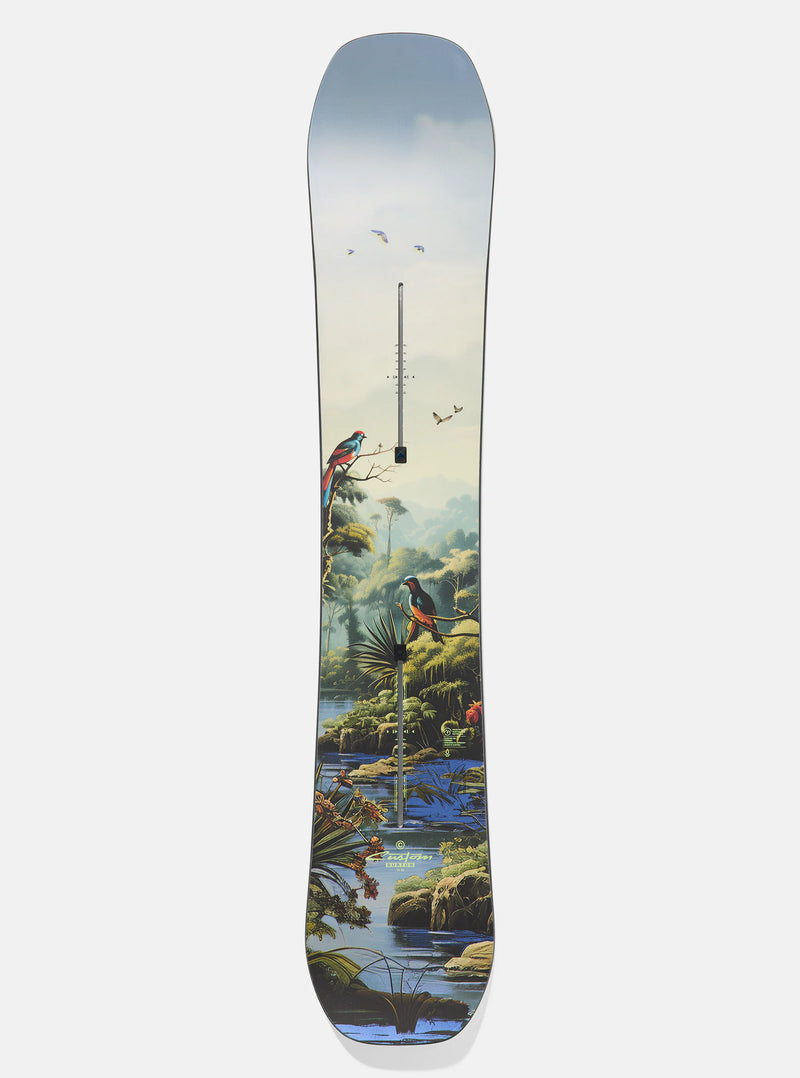 Load image into Gallery viewer, Burton Men&#39; Custom Camber 158W Snowboard Jungle 106881A97DRG58W
