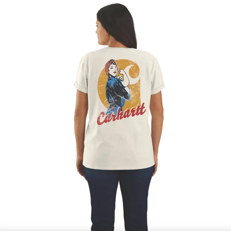 Load image into Gallery viewer, Carhartt Women&#39;s Love Of Labor Graphic T-Shirt Malt 106903-W03
