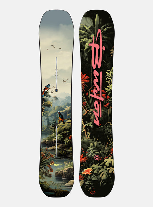 Burton Men' Custom Flying V 162W Snowboard Jungle 107071997DRG62W