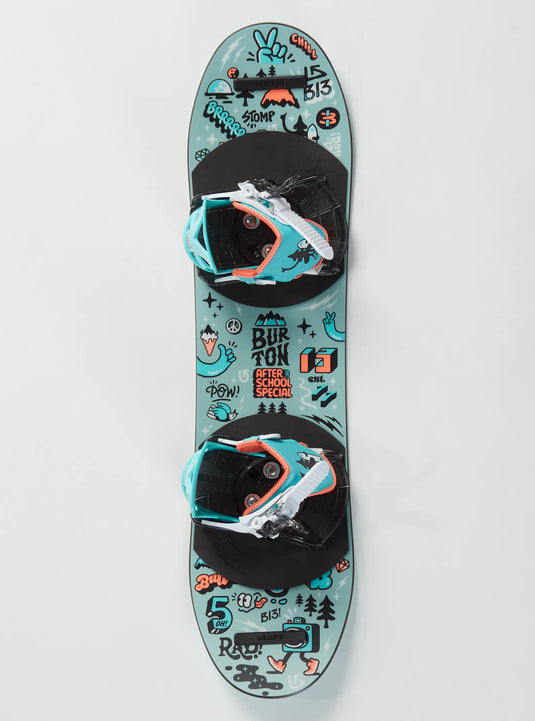 Burton Kids' After School Special Snowboard & Binding Package 90cm Graphic 1073113A03-090