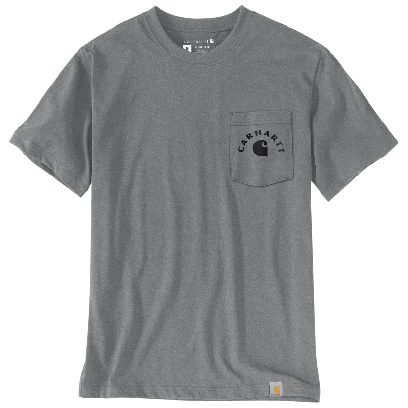 Load image into Gallery viewer, Carhartt Men's Irvine Relaxed Work T-Shirt Weather Ash Heather 107317-E87
