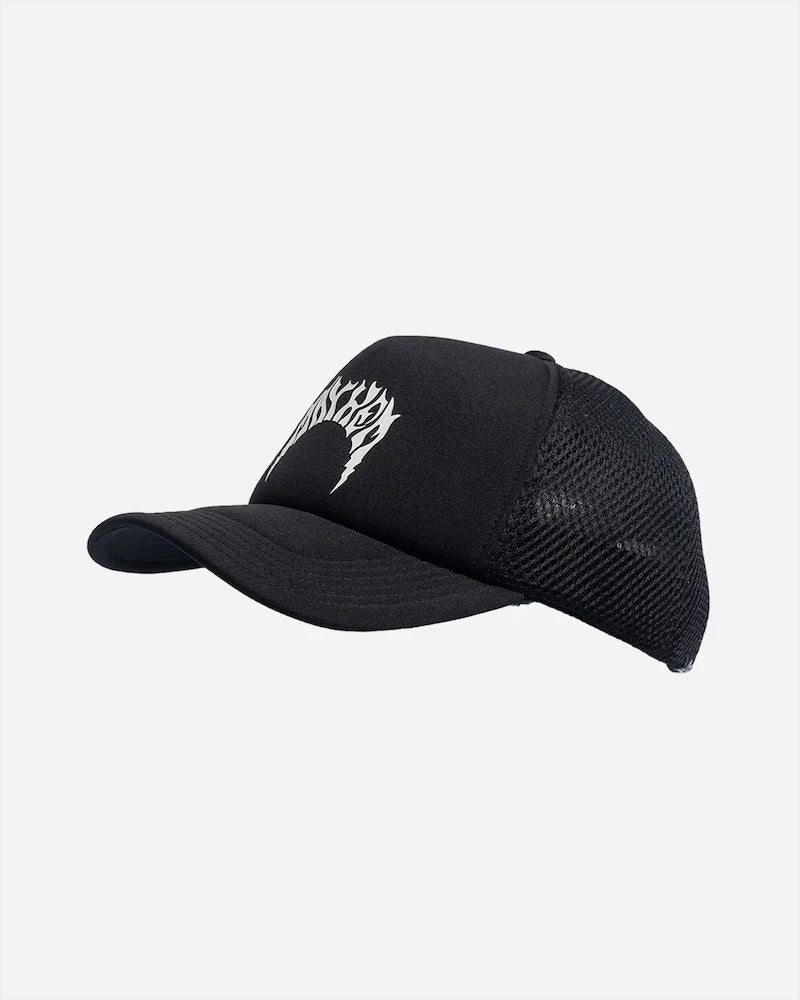 Load image into Gallery viewer, Lost Men&#39;s Mayhem Trucker Hat Vintage Black/White 10901115-BLK

