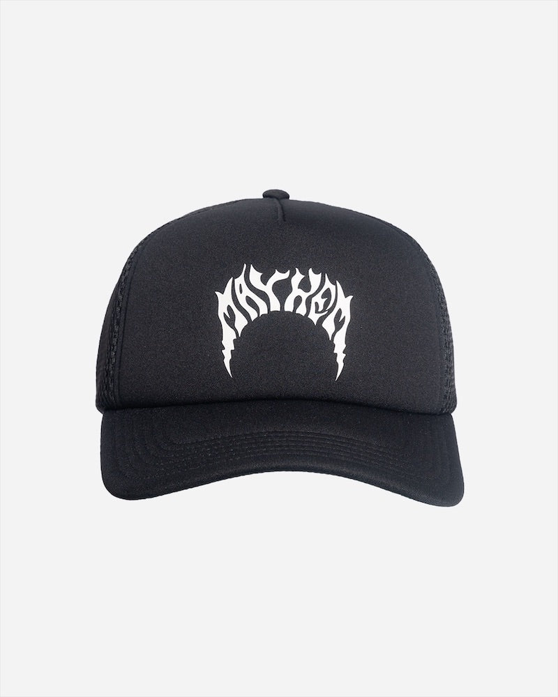 Load image into Gallery viewer, Lost Men&#39;s Mayhem Trucker Hat Vintage Black/White 10901115-BLK
