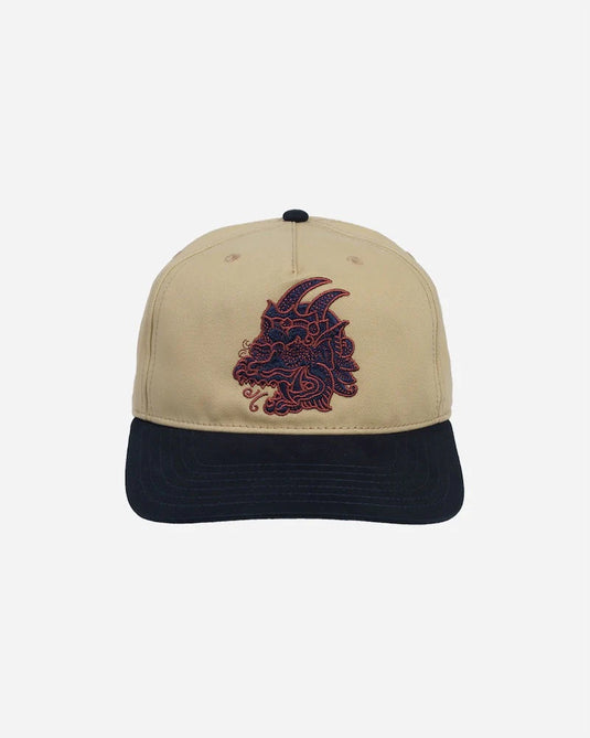 Lost Men's Sundowners Strapback Hat Beige/Navy 10901121-BGN