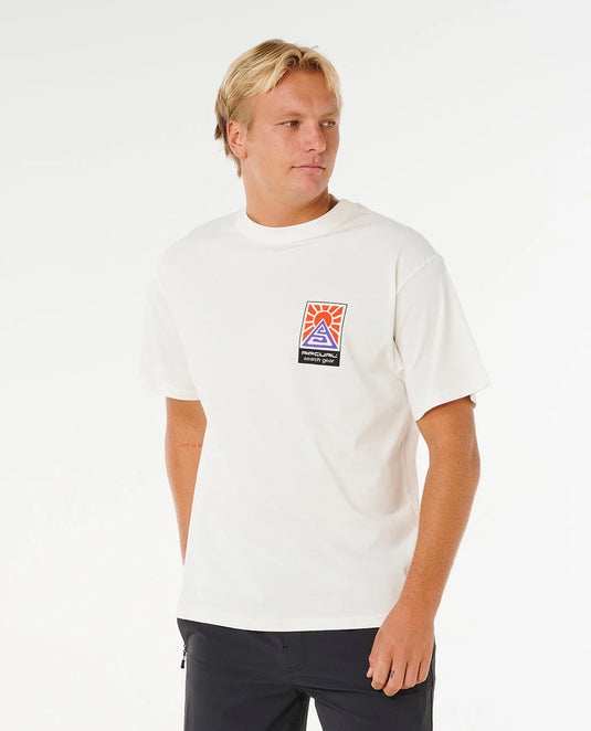 Rip Curl Men's Search Dawn T-Shirt Bone 10OMTE_3021