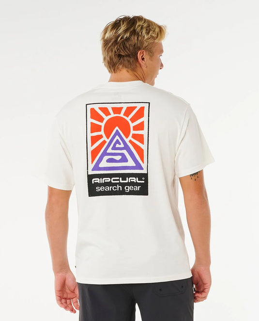 Rip Curl Men's Search Dawn T-Shirt Bone 10OMTE_3021