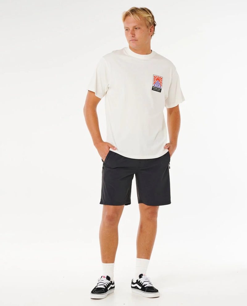 Load image into Gallery viewer, Rip Curl Men's Search Dawn T-Shirt Bone 10OMTE_3021
