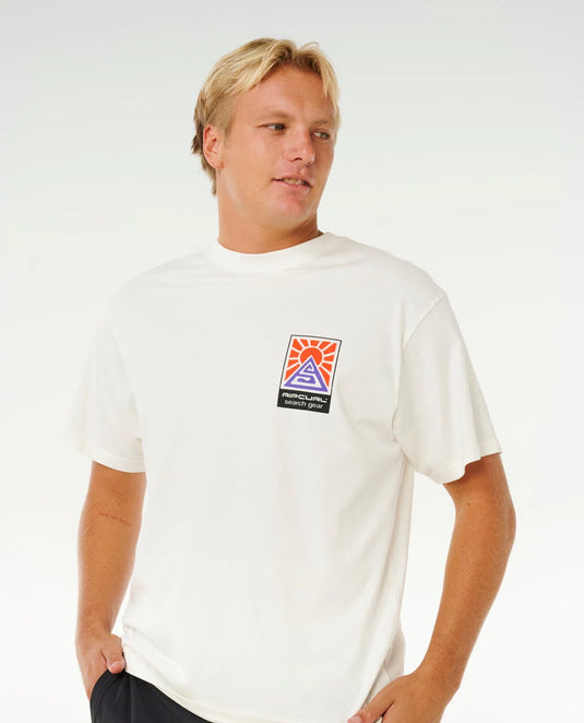 Rip Curl Men's Search Dawn T-Shirt Bone 10OMTE_3021