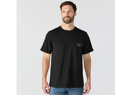 Carhartt Men's Irvine Relaxed Hardwork Eagle T-Shirt Black 107777-N04