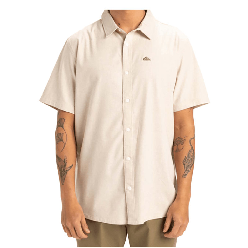 Load image into Gallery viewer, Quiksilver Men&#39;s MW Premium Stretch Shirt Birch EQYWT04623_WDW0
