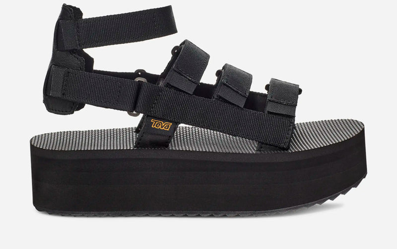 Load image into Gallery viewer, Teva Women&#39;s Flatform Mevia Sandals Black 1116810-BLK
