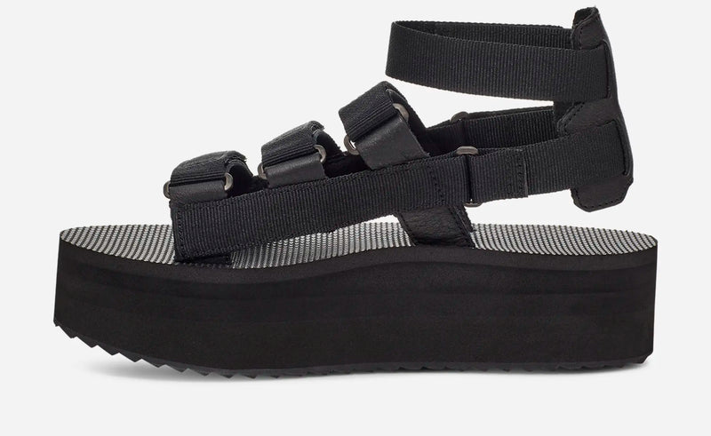 Load image into Gallery viewer, Teva Women&#39;s Flatform Mevia Sandals Black 1116810-BLK
