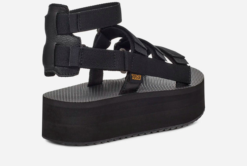 Load image into Gallery viewer, Teva Women&#39;s Flatform Mevia Sandals Black 1116810-BLK
