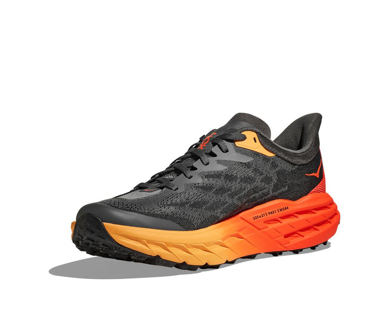 Load image into Gallery viewer, Hoka Speedgoat 5 Shoes Castlerock / Flame 1123157
