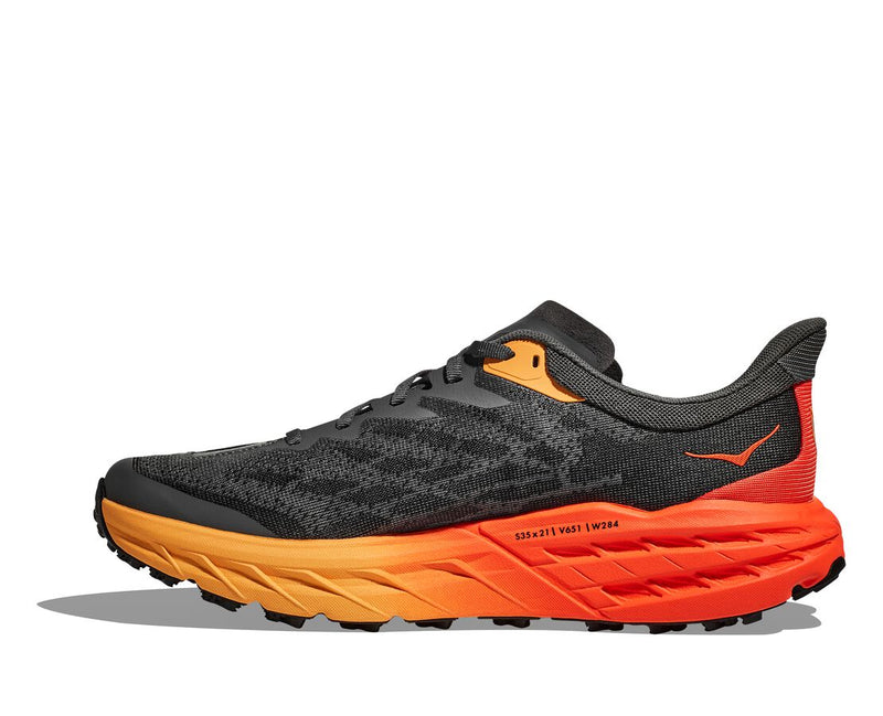 Load image into Gallery viewer, Hoka Speedgoat 5 Shoes Castlerock / Flame 1123157
