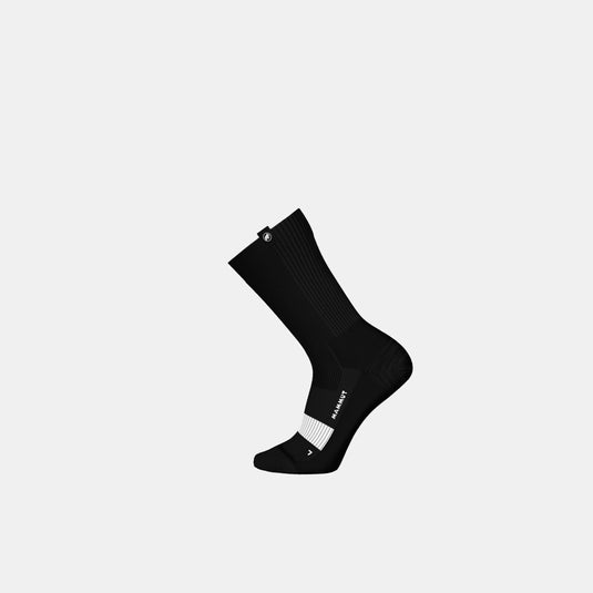 Mammut Unisex All-Mountain Targeted Cushion Merino Crew Socks Black-White 1193-00061-0047