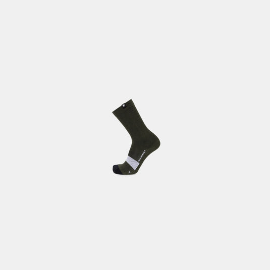 Mammut Unisex All-Mountain Targeted Cushion Merino Crew Socks Dark Marsh-White 1193-00061-40334