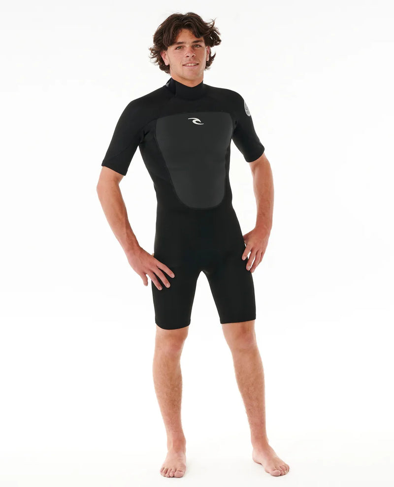 Load image into Gallery viewer, Rip Curl Men&#39;s Omega 2mm Back Zip Springsuit Black 11LMSP-0090
