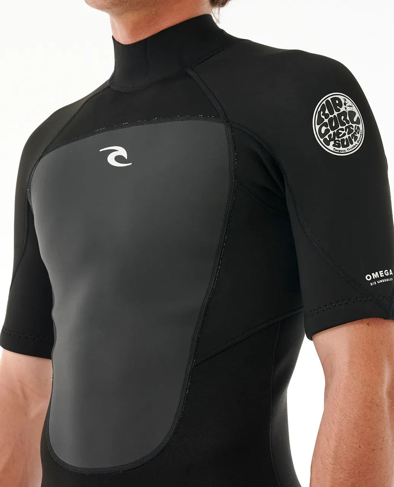 Load image into Gallery viewer, Rip Curl Men&#39;s Omega 2mm Back Zip Springsuit Black 11LMSP-0090
