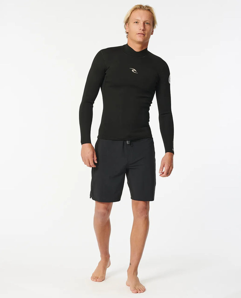 Load image into Gallery viewer, Rip Curl Men&#39;s Dawn Patrol 1.5mm Long Sleeve Wetsuit Jacket Black 122MWJ-0090
