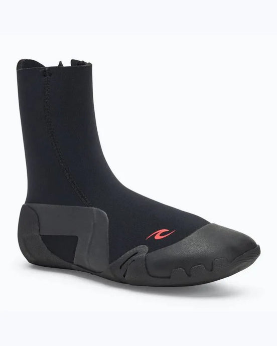 Rip Curl Men's Omega 5mm Round Toe With Zip Black 123MSA-0090